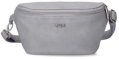 Zwei Damen Hip Bag Mademoiselle.M MH4 Bauchtasche 25 cm 1 Liter aus hochwertigem Kunstleder, Crossbody Bag wasserabweisend, 3-in-1 Bequeme Brusttasche, Gürteltasche & Hüfttasche