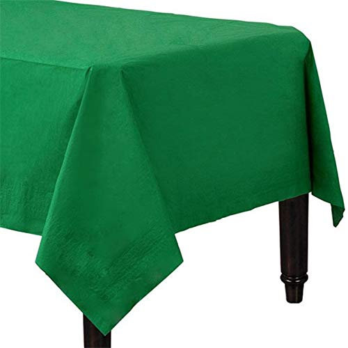 FANCYDRESSCOZ Paper Table Cover Recyclable Eco Friendly Paper Tablecover Disposable Tablecloth BIRTHDAY WEDDING CORONATION FESTIVAL (GREEN), Medium, (00125)