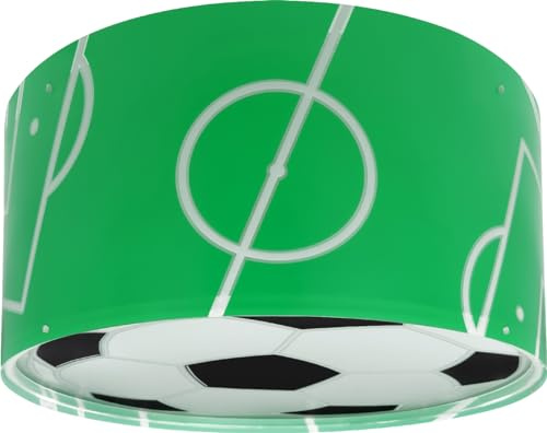 Dalber Deckenlampe kinderzimmer, Deckenleuchte für Kinder Fußball Football, 41736, E27