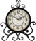 HZDHCLH Reloj de mesa retro silencioso, para salón, dormitorio, oficina, reloj de escritorio (negro puro)