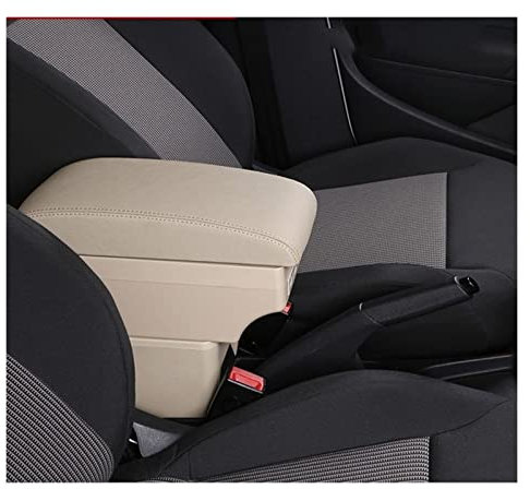 Para Seat Caja Reposabrazos Para Ibiza 6j Para Ibiza 6L Contenido La Tienda Central Caja Almacenamiento Con Portavasos Cenicero Productos Con USB Caja Organizadora Reposabrazos Caja Almacenamient(A4 B