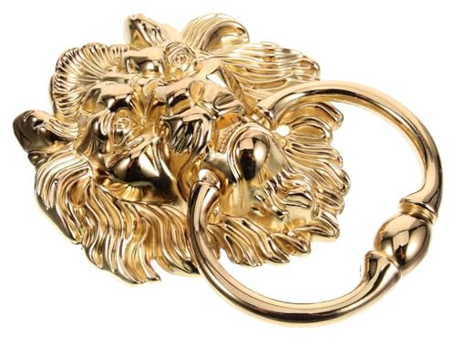 Homoyoyo Lion Türgriff Aus Antiker Stil Eleganter Haustürgriff Nostalgischer Türzieher Für Eingangsbereich Für Innentüren Und Außenanlagen