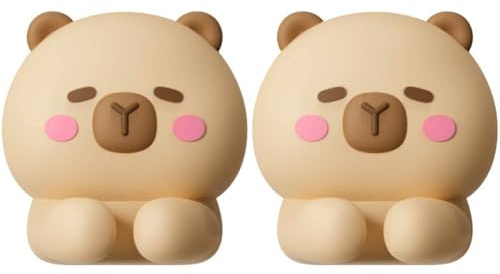 Lpitoy Cute Capybara Cable Clips, 2 Pcs Cord Organizer Cable Management, Cable Organizers Usb Cable Holder Wire Organizer Cord Clips for Home Office