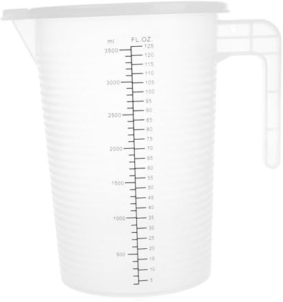 Cabilock Taza Medidora de Aceite Recipiente Medidor de Aceite de Motor Jarra para Líquidos de Automoción y Cocina Taza Medidora Asa de Plástico Multiusos