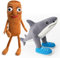 VeloStreamus Italian Brainrot Toy, Adorable Tralalero Tralala Plush for Kids and Adults, for Fans, Cute Shark Plush for Imaginative Play (2PCS-A)