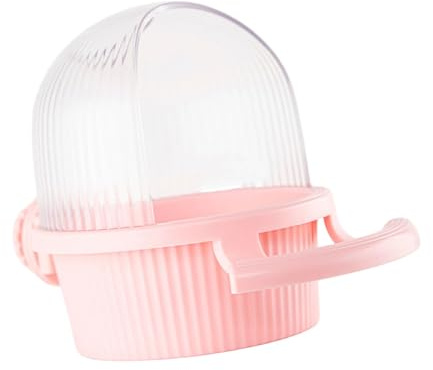 Large Capacity Parrots Food Dispenser Hanging Bird Feeder Food Container Box With Perch For Budgies And Cockatiels