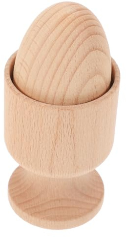 BESPORTBLE Juguete Educativo Montessori de Madera de Huevo y Copa para Coordinación Mano y Compacto para Bebés y Niñas Desarrollo