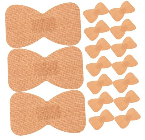 VILLFUL 20Pcs Breathable Fabric for Wound Care Flexible Knuckle and Fingertip Protectors Large Butterfly Shape Adhesive Plasters for Joint and Body Use