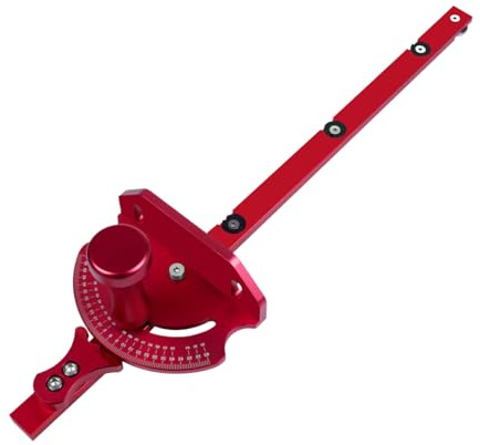 Medidor de inglete de precisión, de inglete de sierra de mesa de precisión, de de calibre ergonómico, alineación de carpintería para mesas de sierra de mesa