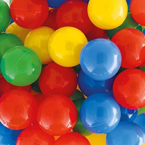 Bieco 22000525-250 Palline Colorate, di Circa 6 cm, Multicolori