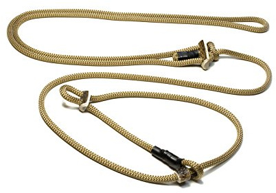 Hunting Profi lautlos Umhängeleine 8mm mit Zugbegrenzung 280cm beige