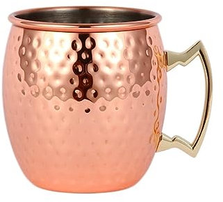 GLigeT Kaffeetassen Cocktail-Weinbecher, Edelstahl, verkupfert, Bierbecher, Kaffeetasse, Trinkgeschirr, Champagnerbecher Coffee Tassen (Color : 2)