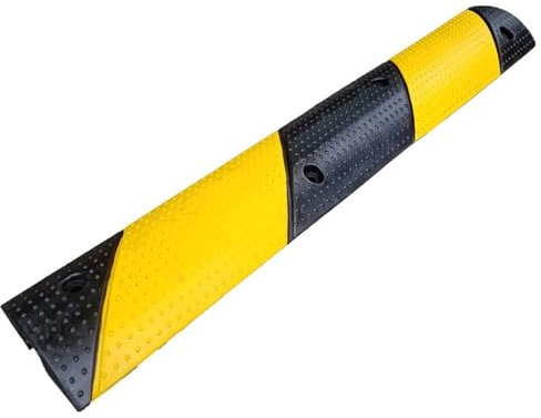 BESNUT Gummi-Kabelschutz, 1-Kanal-Schlauch-Gummikabel-Bodenabdeckung, Drahtseil-Rampe, Verkehrsgeschwindigkeitsschwellen, Einfahrtsschlauch-Kabelrampen-Schutzabdeckung (Color : 1Channel, Size : B)