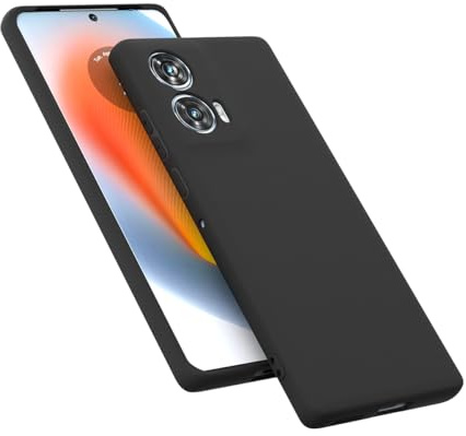 YSONCHAN Funda de Móvil para Motorola Moto G85, Carcasa Protectora Antichoque, Funda Silicona Suave para Teléfono Limpieza Duradera, Funda Bumper. Negro