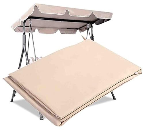 Waterproof/Uv Resistant Replacement Canopy for Garden Swing Seat - Outdoor Swing Roof Cover for 2 & 3 Seater Sizes, Spare Canopy Roof Cover
