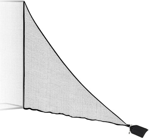 Golfnät med sandsäck, 2,1 x 2,1 m golfnät, skaftnät, golfskaftnät, basebollnät med slagnät, skaftnät, golfövningsnät, sidonät förlängning för golf, baseball, hockey och fotboll