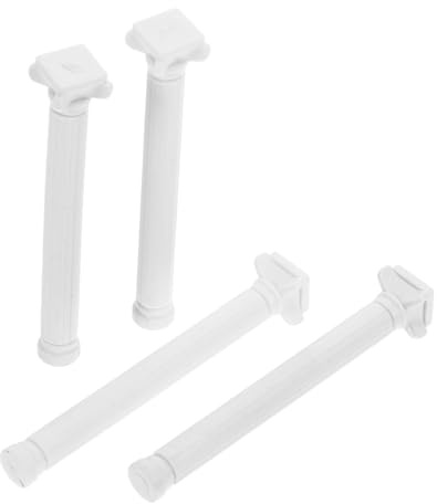 GANAZONO Mini Roman Pillar Statue DIY Mini Column Model 6cm High Artistic Roman Column Decor for Dollhouse Sand Table Crafting Home Garden Display Set of 4
