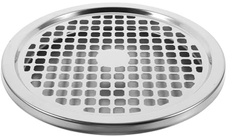 Coperchio Posacenere in Acciaio Inox per Bidone, Set 1 Pezzo | Argento, Finitura Elegante e Pratica, per Hotel e Vari Ambienti, Posacenere Acciaio