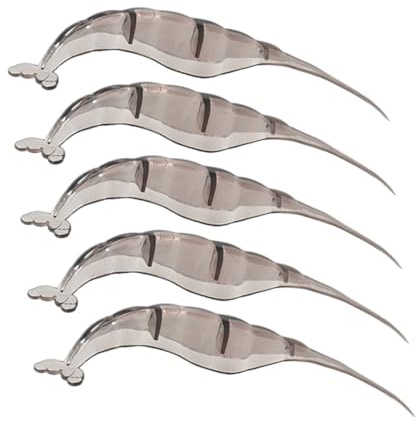 SAFIGLE Set 5 Pezzi Sgusciatore per Gamberi Riutilizzabile in Plastica Strumento Compatto e Leggero per Pulizia Rapida Utensile da Cucina Ergonomico per Uso Domestico