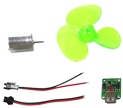 sporful Wind Power Generator Kit with USB Output DIY Phone Charger Alternator Small Renewable Energy Science Experiment