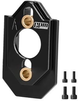 GPM Aluminium 7075-T6 Alloy Adjustable Motor Mount For Arrma 1:16 QUAKE GROM/GORGON GROM Brushed Monster Truck Upgrades - Black