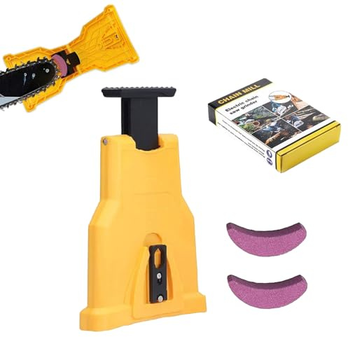 Affuteur Chaine Tronçonneuse,Affuteuse De Chaine Tronconneuse,Affûteur de Tronçonneuse Ultra-Rapide – Précision Instantanée pour Coupe Efficace,Professionnel Avec Aiguiser (B)