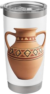 Ancient Greece Roman Empire Amphora Amphorae Vase Stainless Steel Insulated Tumbler