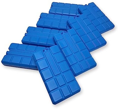 ToCi Kühlakkus Set 8X je 200 ml – Kompakte Kühlelemente für Kühltasche & Kühlbox | Wiederverwendbare Eisakkus BPA-frei | Bis zu 12 h Kühlung – EU-Qualität