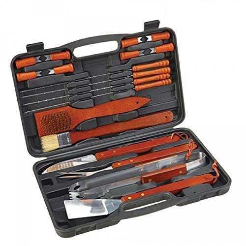 erlebnisladen Grill Barbeque-Set im Koffer 18-tlg.