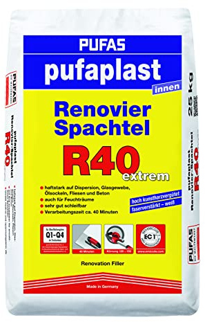 Pufas Pufaplast R 40 Renovier-Spachtel 25,000 KG