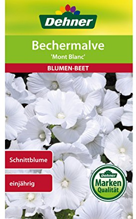 Dehner Blumen-Saatgut, Bechermalve Mont Blanc, 1 g