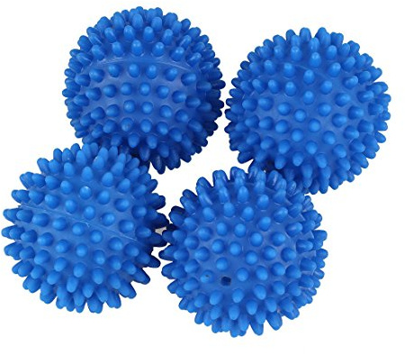 Pelotas de secado 4 paquetes de bolas de secado reutilizables azules sustituir el ropa tela de secado