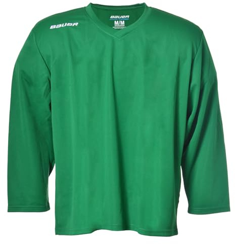 Bauer Ishockey S17 Flex träning jersey tröja senior, Kelly Green, Youth Med/Large