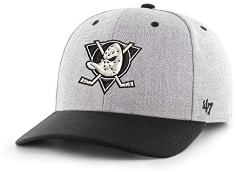 NHL Basecap Cap Anaheim Ducks Charcoal Storm Cloud TT 47 MVP DP
