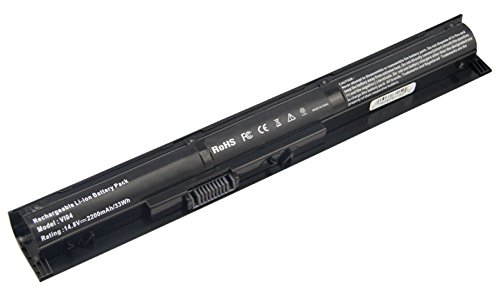 ASUNCELL 14.8V 2200mAh VI04 Batterie d'ordinateur Portable pour HP Envy 14 15 17 Pavilion 15 17 Probook 450 G2 455 G2 TPN-Q140 TPN-Q139 756743-001 756746-001 HSTNN-Lb4N HSTNN-Ub4N 4 cellules