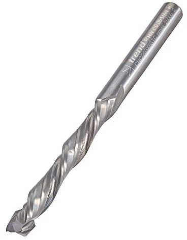 Trend Fresa Espiral de Compresión 6 mm, Mango 6 mm, 42 mm, Carburo sólido | Cuchilla de carburo de tungsteno sólido para cortes de compresión limpios en CNC y fresadora, CNC/203X6STC