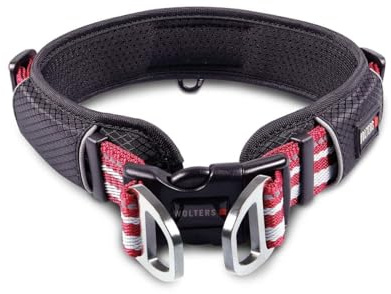 Wolters Halsband Active Pro, Größe:35-40 cm, Farbe:rot/schwarz