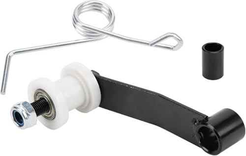 Aramox Tensor de Rodillo de Cadena con Resorte, Guía de Tensor de Ajuste de Cadena de Motocicleta para ATV Go Kart 420 428 530 Cadena