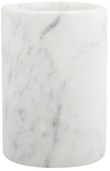 Spirella Bicchiere in Marmo Bianco Sana