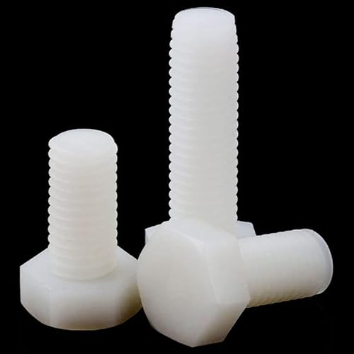 Nylon-Außensechskantschraube Isolierte Nylon-Sechskantschraube M8 M10 M12-M10x60,50St