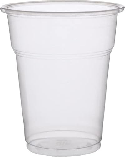 CW-Pack CWPack Plastikbecher - 0,3 L Transparent | Bierbecher für das nächste Fest, Einwegbecher für unkompliziertes Trinken, durchsichtiger Becher für verschiedene Anwendungszwecke