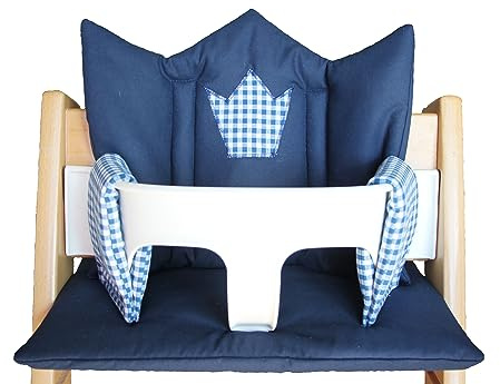 Sitzkissen Ersatzkissen Krone blau uni für Stokke Tripp Trapp Treppenhochstuhl