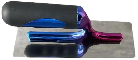 Cazzuola piatta per cartongesso, in acciaio inox, ideale per pareti, cartongesso, cemento, intonaco a secco, perfetta per stuccatura e finitura liscia