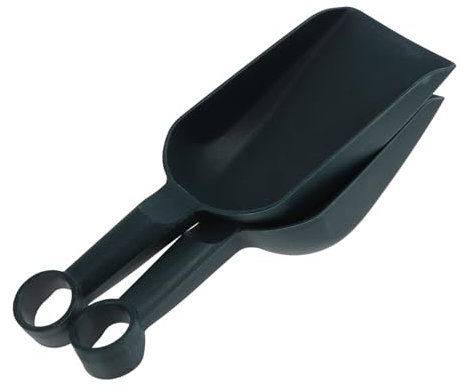 Mipcase Ensemble D'outils à Main pour Truelles de Jardin 2 Pelles en Plastique Légères pour Creuser Transplanter Et Couper Les Racines Facilement pour Une Utilisation en Extérieur