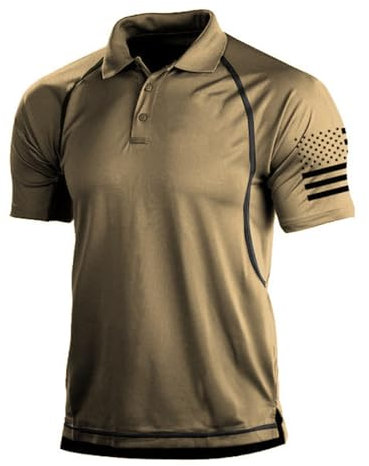 kuiazelit Hemden für Herren, kurzärmelig, Button-Up-Kragen, Fitness-T-Shirts, Sommermode, Herren-T-Shirts, große und große T-Shirts, W, M