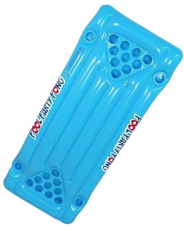 Pool Pong Table Game - Floating Pingpong Air Mattress - Beer Inflatable Pong Table Lounge Floating Raft Toys for Adults Party