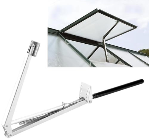 Automatic Greenhouse Window Opener 7kg Lifting Force 10-37°C Heat-Sensitive Solar Powered Auto Roof Vent for Greenhouse Temperature Control UK