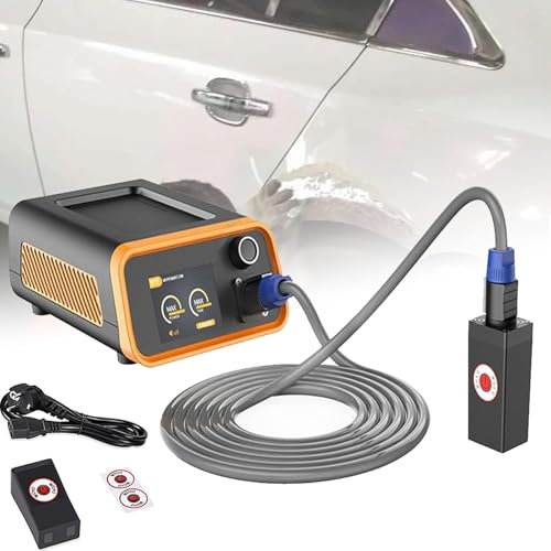 Outil de réparation de bosses sans peinture for voiture, débosseleur portable en aluminium à induction électromagnétique, machine de débosselage de carrosserie portable for ateliers de réparation