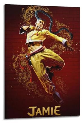 POALXFGB Street Fighter 6 Poster de jeu vidéo 4 - Impression sur toile - Impression d'art moderne pour chambre à coucher - 50 x 75 cm
