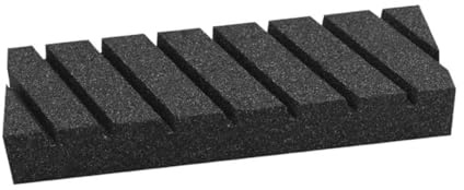 UKCOCO Black Silicon Carbide Sharpening Stone Portable Small Sharpening File for Kitchen and Garden Tools Outdoor Use Polishing Oil Stone for Camping